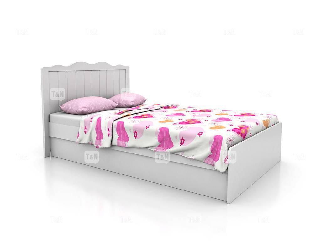 Tomyniki: Grace: кровать 90х190  с подъемным механизмом (белый)
