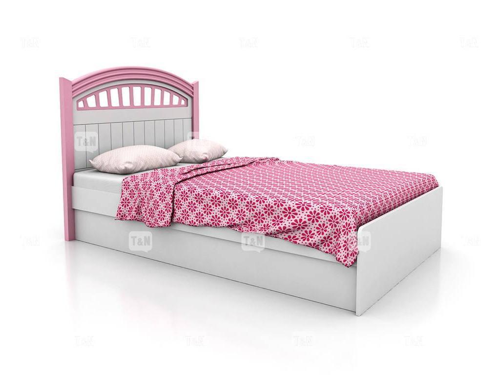 Tomyniki: Michael: кровать 90х190  (белый, розовый, зеленый, беж)