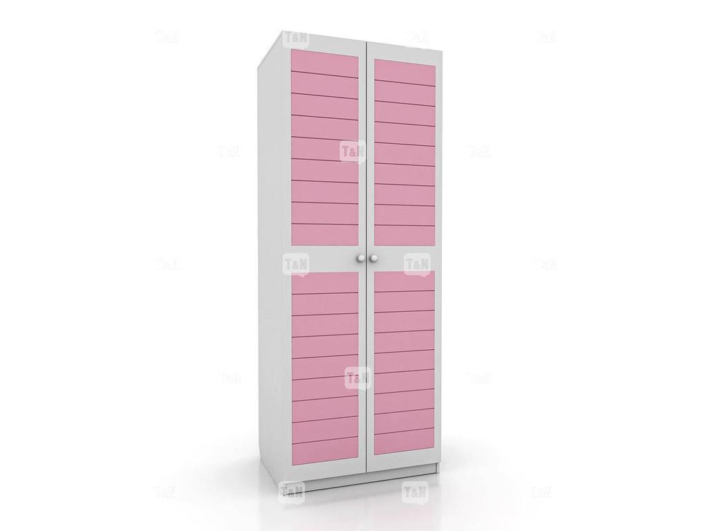 Tomyniki: Michael: шкаф 2-х дверный  (белый, розовый, зеленый, беж)