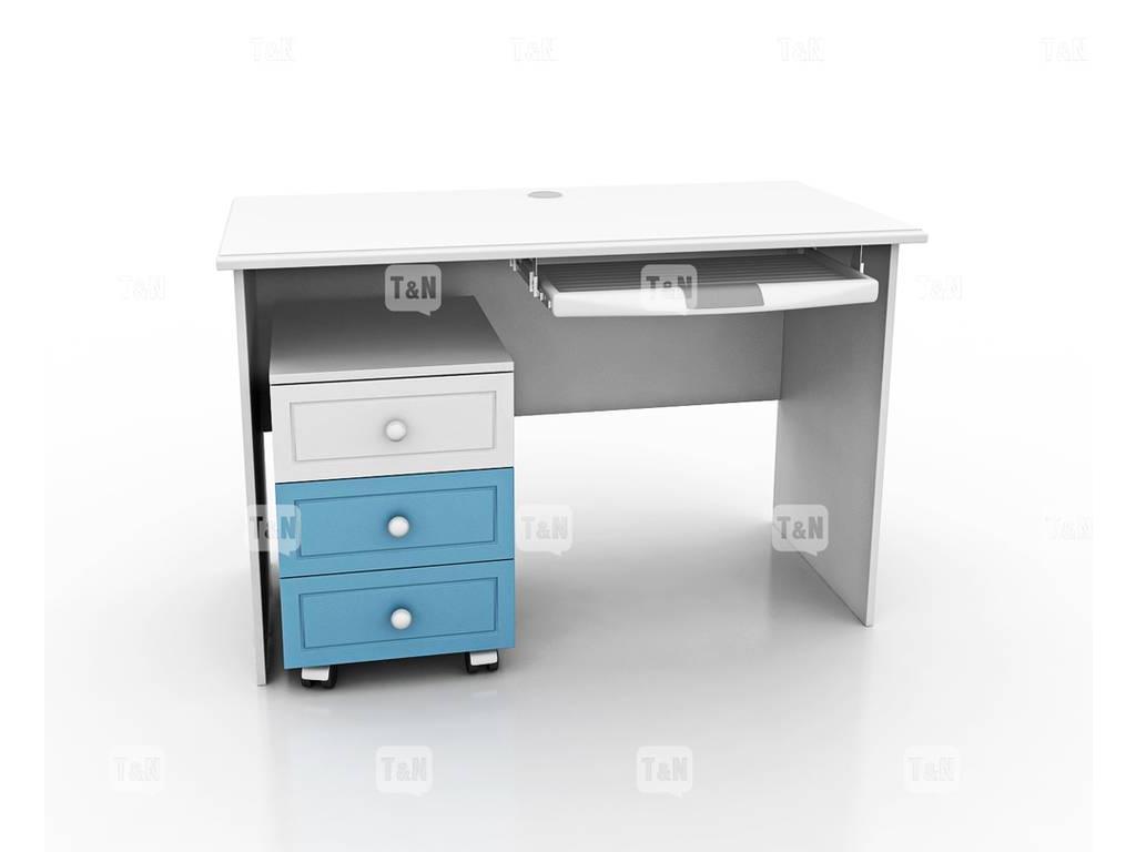 Tomyniki: Robin: стол письменный  (белый, розовый, голубой, беж)