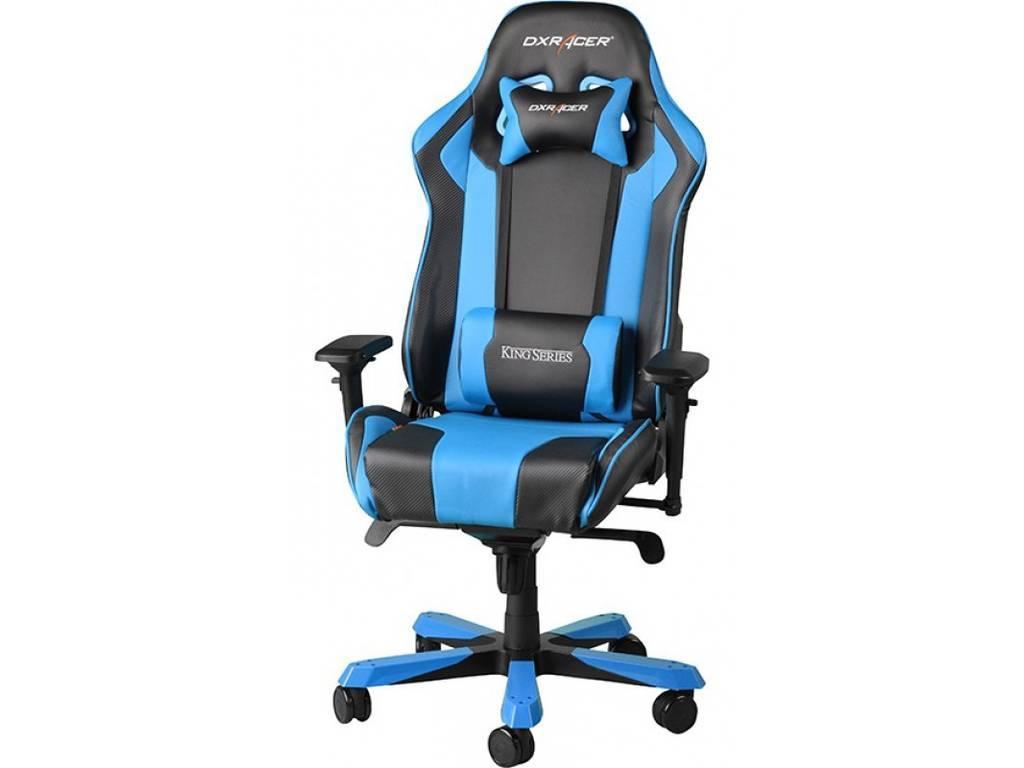 DXRacer: King: кресло компьютерное  (черный, синий)