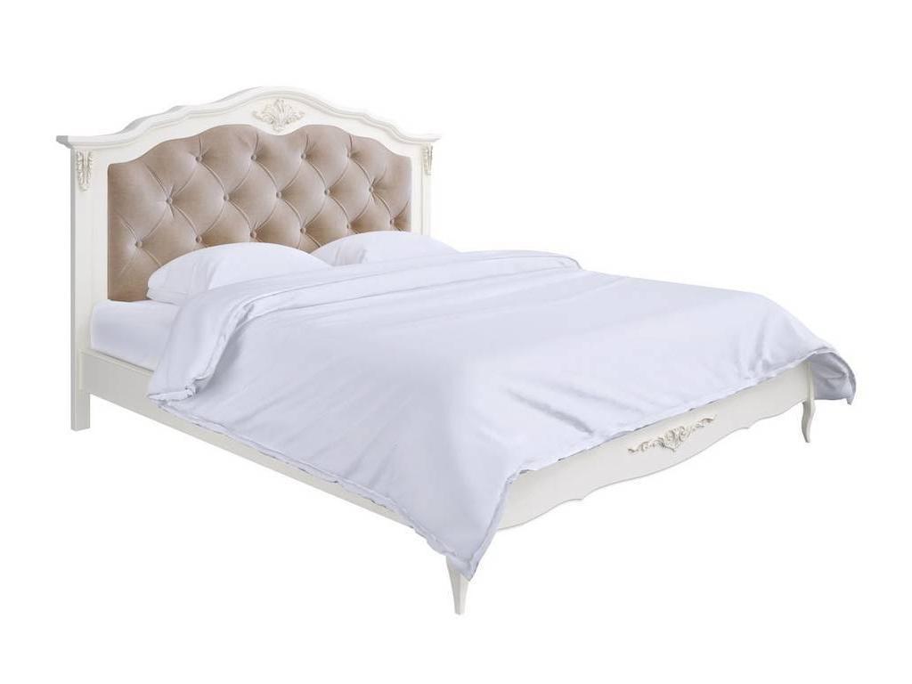 LAtelier Du Meuble: Romantic: кровать 180х200 с мягким изголовьем  (слоновая кость)