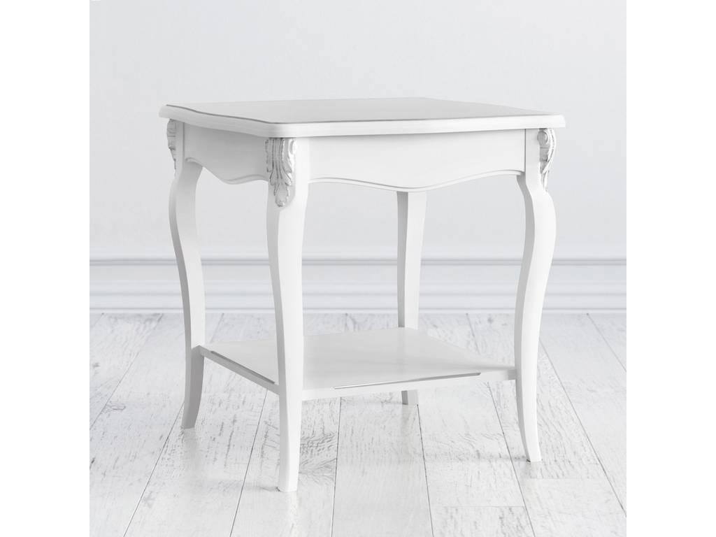 Latelier Du Meuble: Silvery Rome: стол журнальный  (белый, серебро)