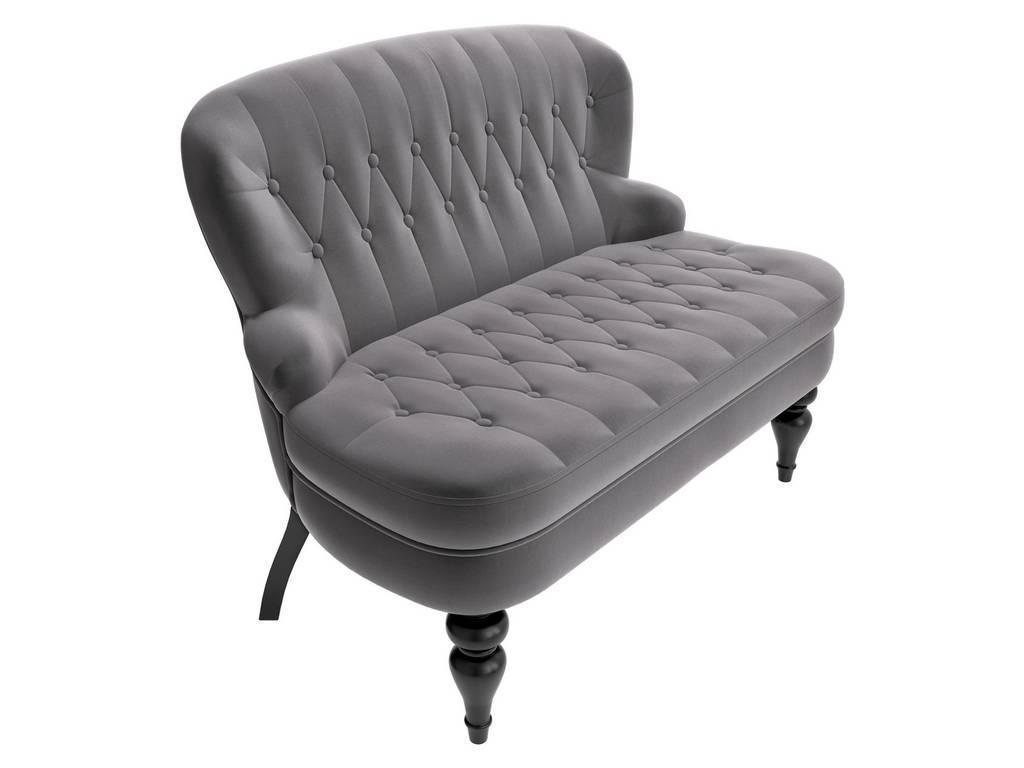 LAtelier Du Meuble: Canapes: диван 2-х местный  (серый, черный)