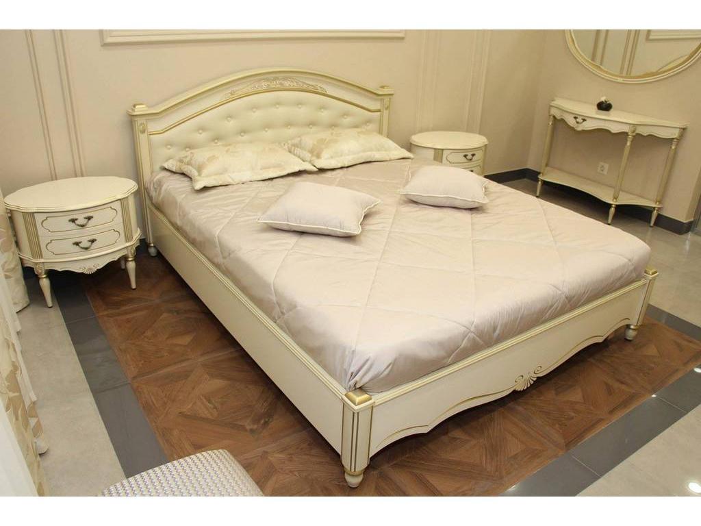 Юта: Палермо: кровать 160х200  (шампань)