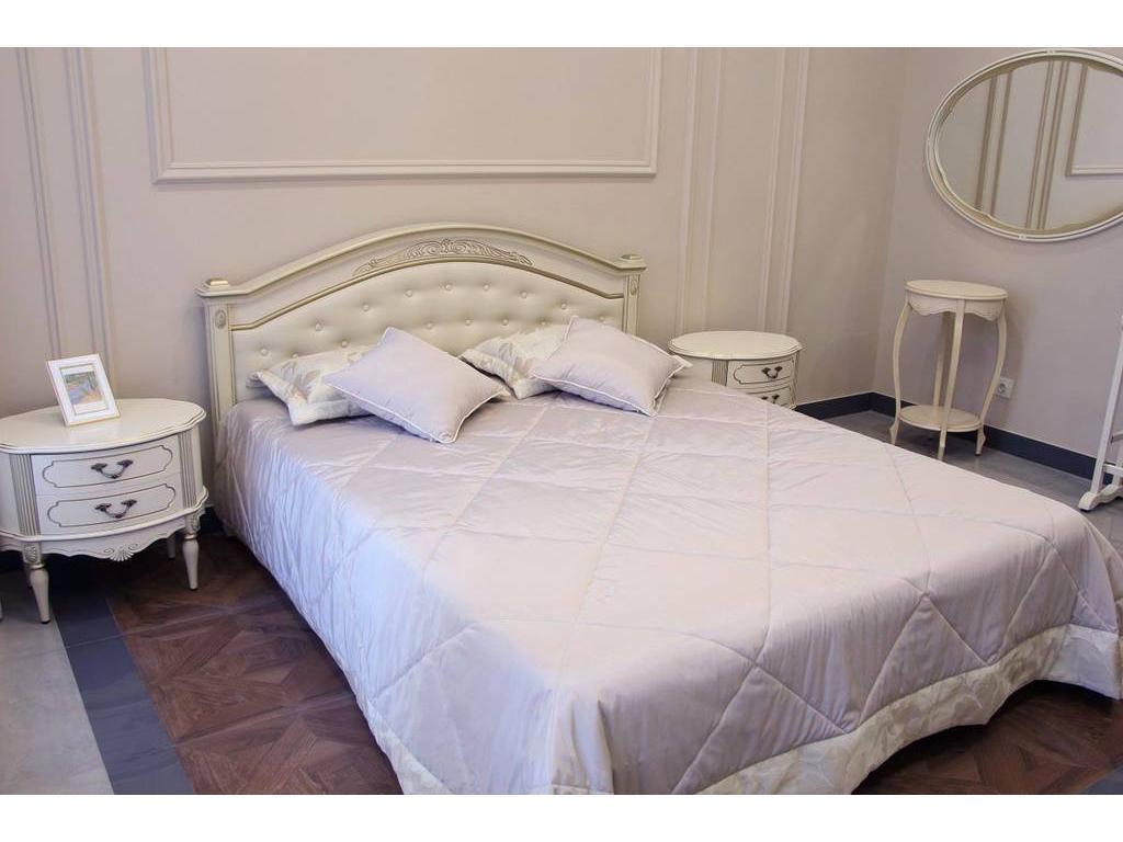 Юта: Палермо: кровать 160х200  (белый, патина)
