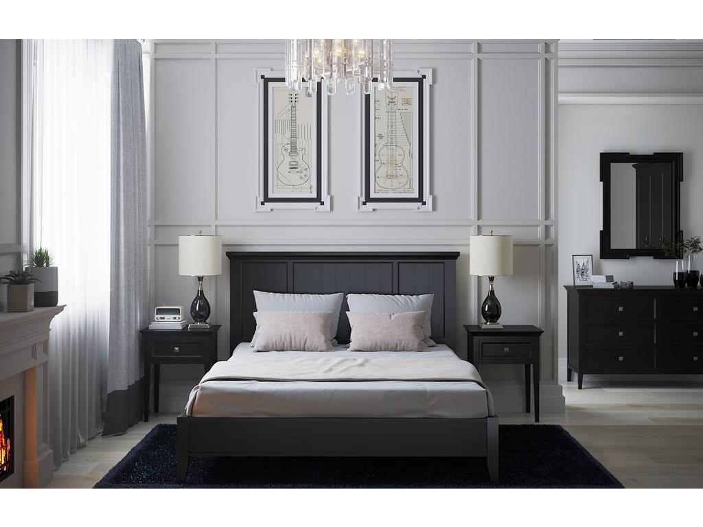 RFS: Бруклин: кровать 160х200  (черный)