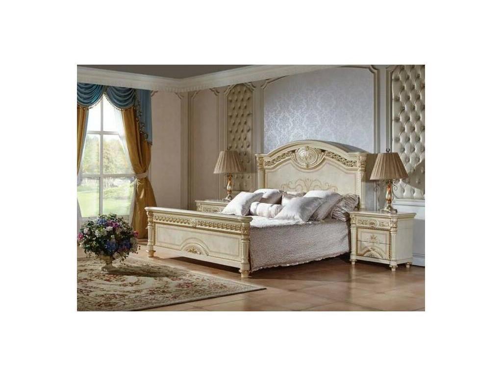 FurnitureCo: Атанасия: кровать двуспальная  180х200 (беж)