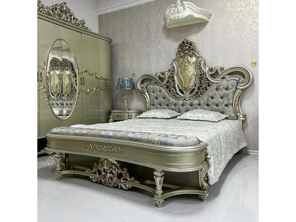 FurnitureCo: Алисия: кровать двуспальная 180х200  (шампань)