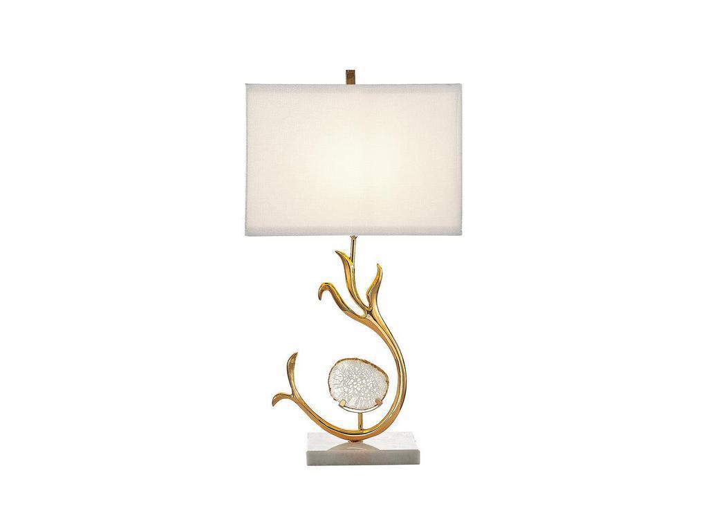 Hermitage: Садлер: лампа настольная  (золото, белый)