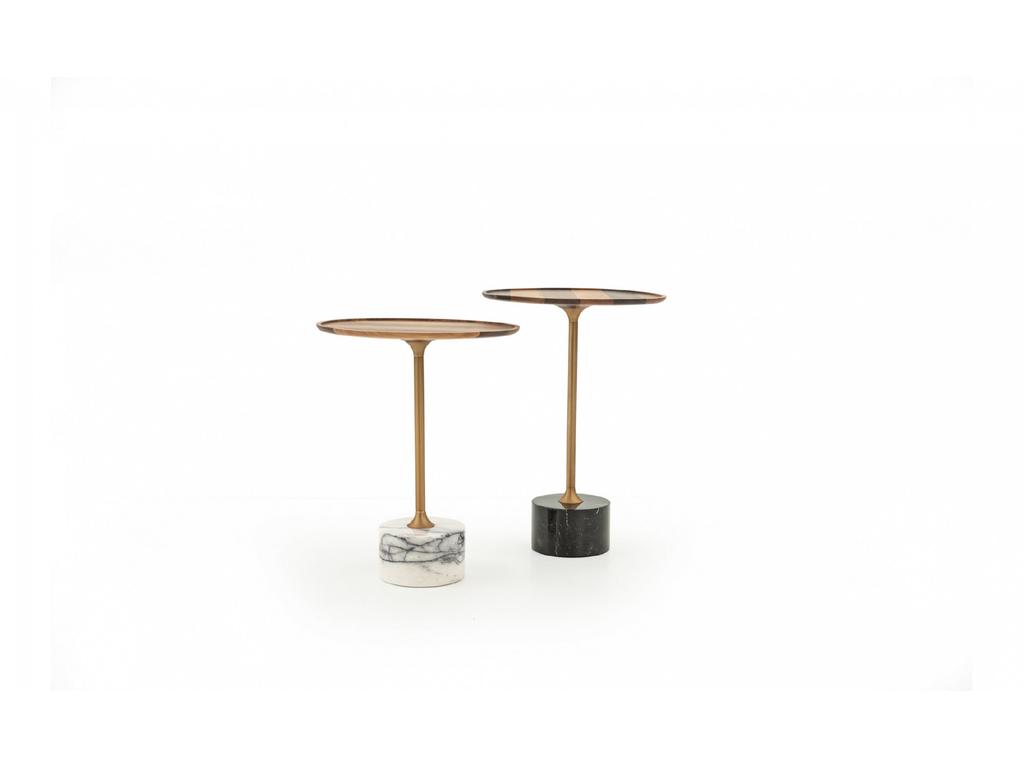 Homage: Marble: комплект кофейных столов  (коричневый)
