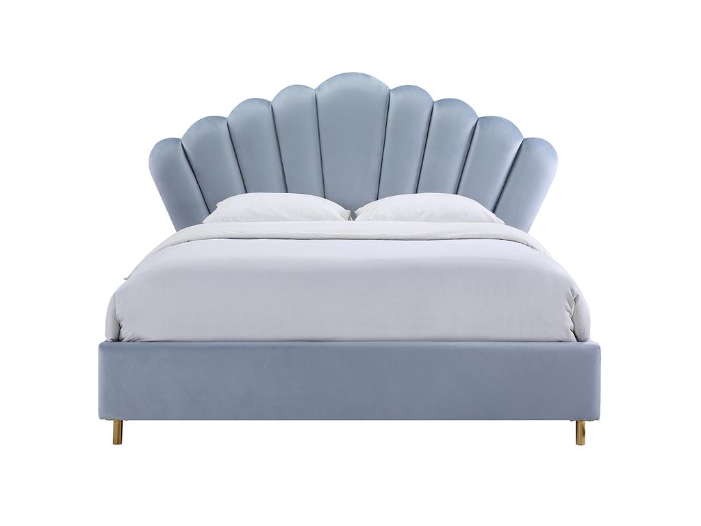 Garda Decor: GD: кровать мягкая 160х200  (голубой)