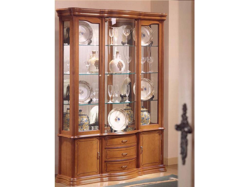 5206464 IDC Mobiliario: Diana Grande: витрина 3-х дверная (черешня)