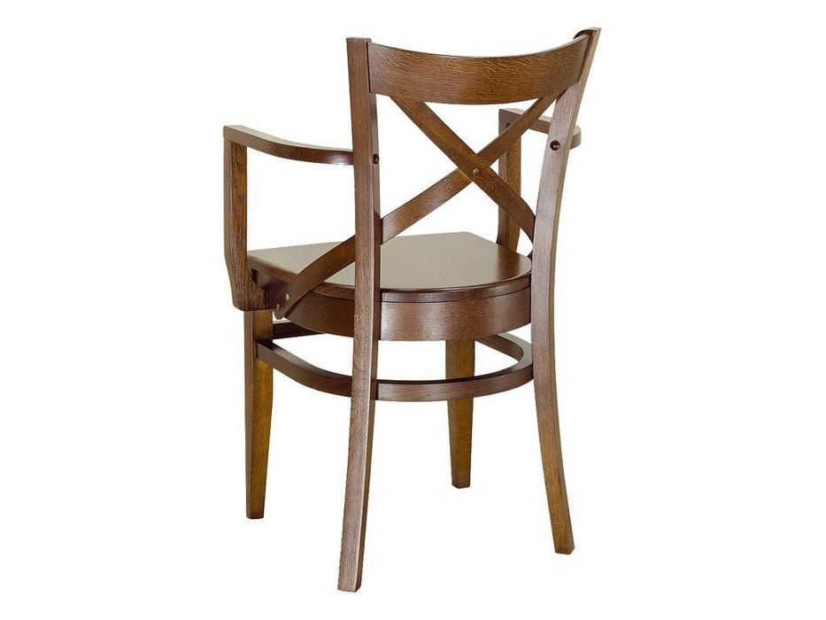 Оримэкс: Соло: стул с подлокотниками жесткий (темный дуб)