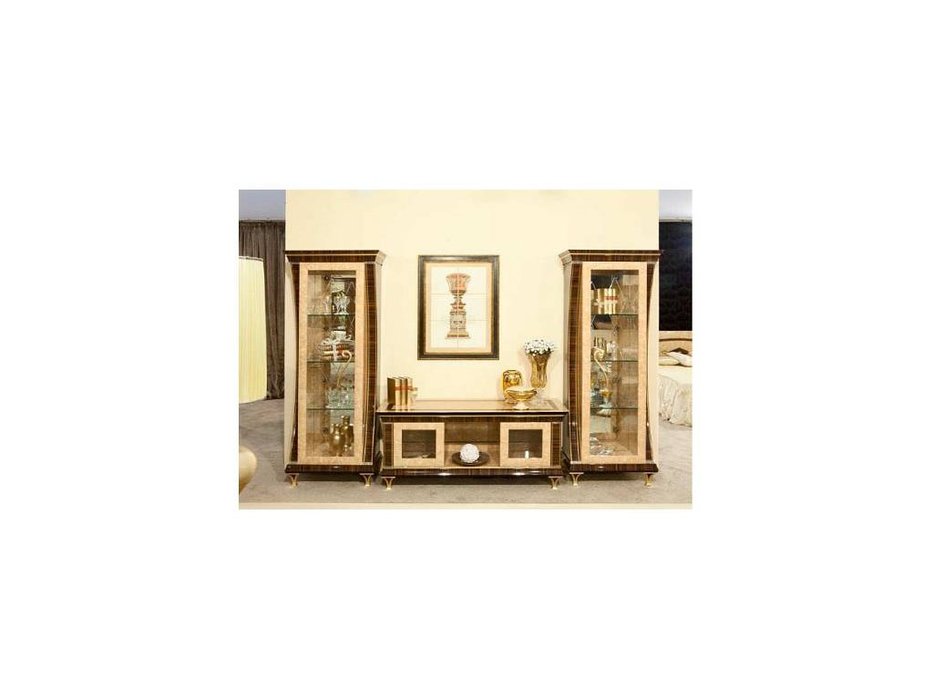 Arredo Classic: Rossini: витрина 1 дверная левая/правая (орех)