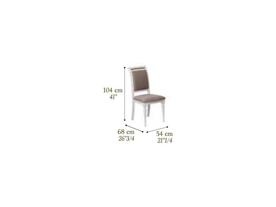 Arredo Classic: Romantica: стул  (бежевый, ткань кат.В)