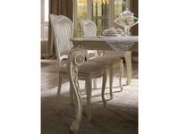 Arredo Classic: Tiziano: стул (слоновая кость с золотом) ткань кат.В