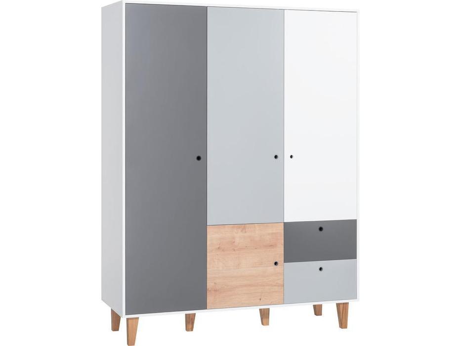 Vox: Concept: шкаф 3-х дверный  (белый,графит,серый,дуб)