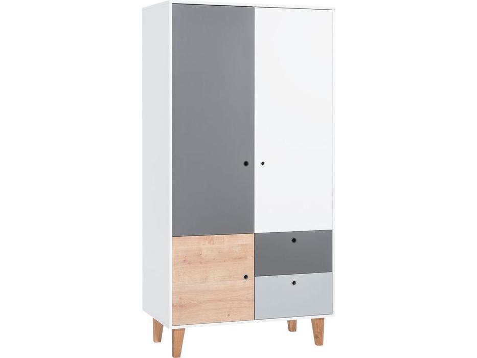 Vox: Concept: шкаф 2-х дверный  (белый,графит,серый,дуб)