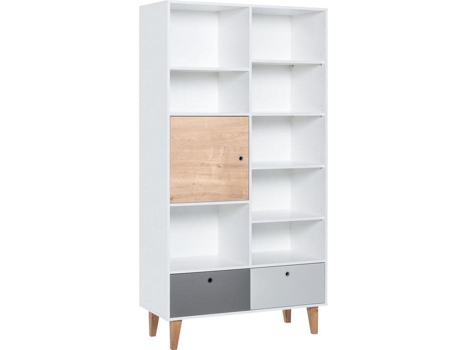 Vox: Concept: шкаф книжный  (белый,графит,серый,дуб)