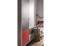 Vox: Concept: шкаф 2-х дверный  (белый,графит,серый,красный)