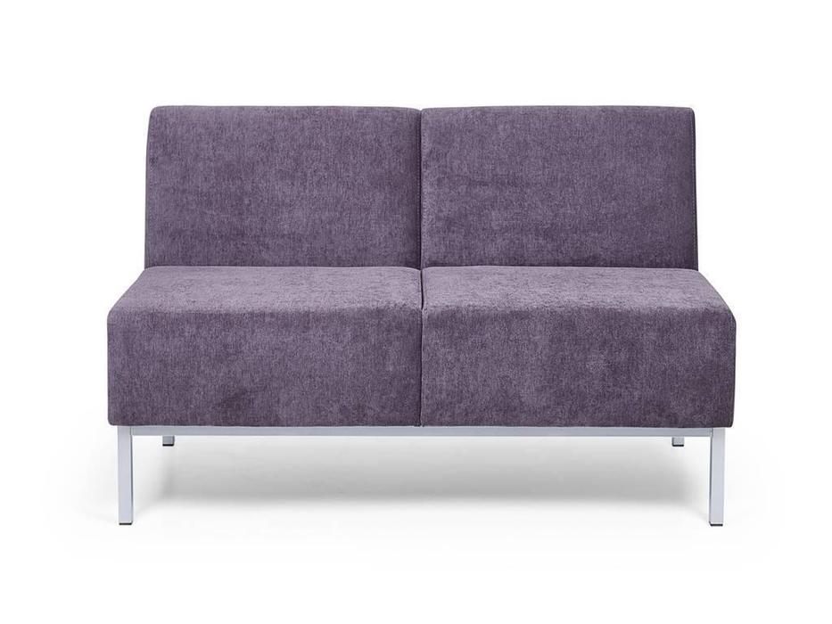 Евроформа: Компакт: диван - прямая 2 местн.секция тк. Velvet lux