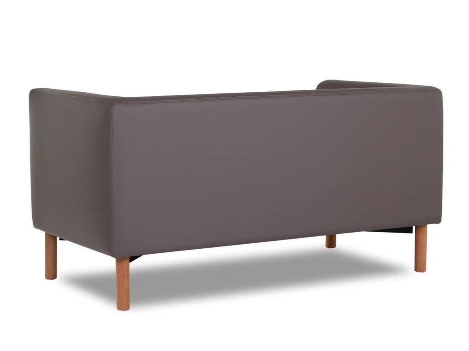 Евроформа: Dali: диван 2 местный (коричневый)