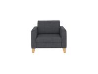 Евроформа: Берген: кресло (серый)