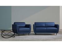 Евроформа: Монако: комплект мягкой мебели (бриллиантово-синий)
