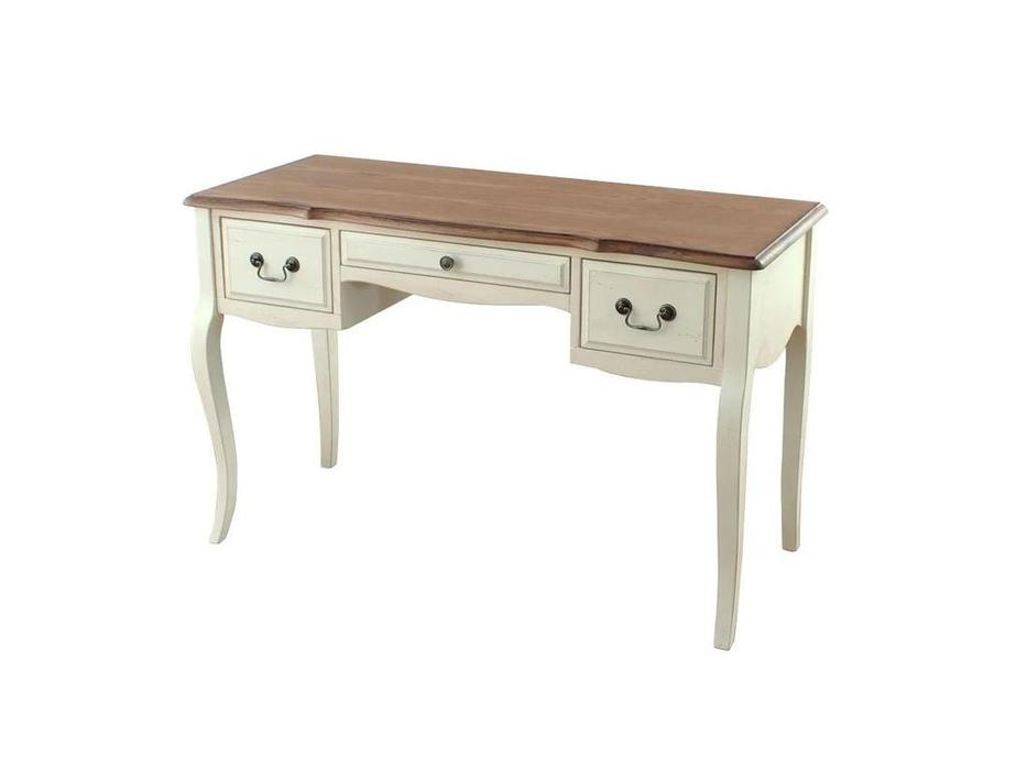 Mobilier de Maison: Provence: стол письменный  с эффектом старения (молочный)