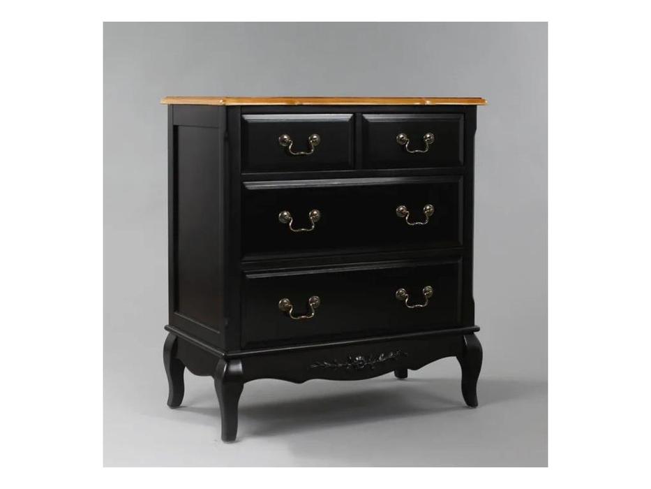 Mobilier de Maison: Provence: комод  с ящиками (черный со старением)