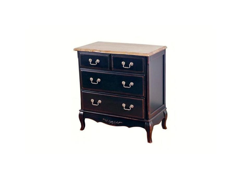 Mobilier de Maison: Provence: комод  с ящиками (черный со старением)