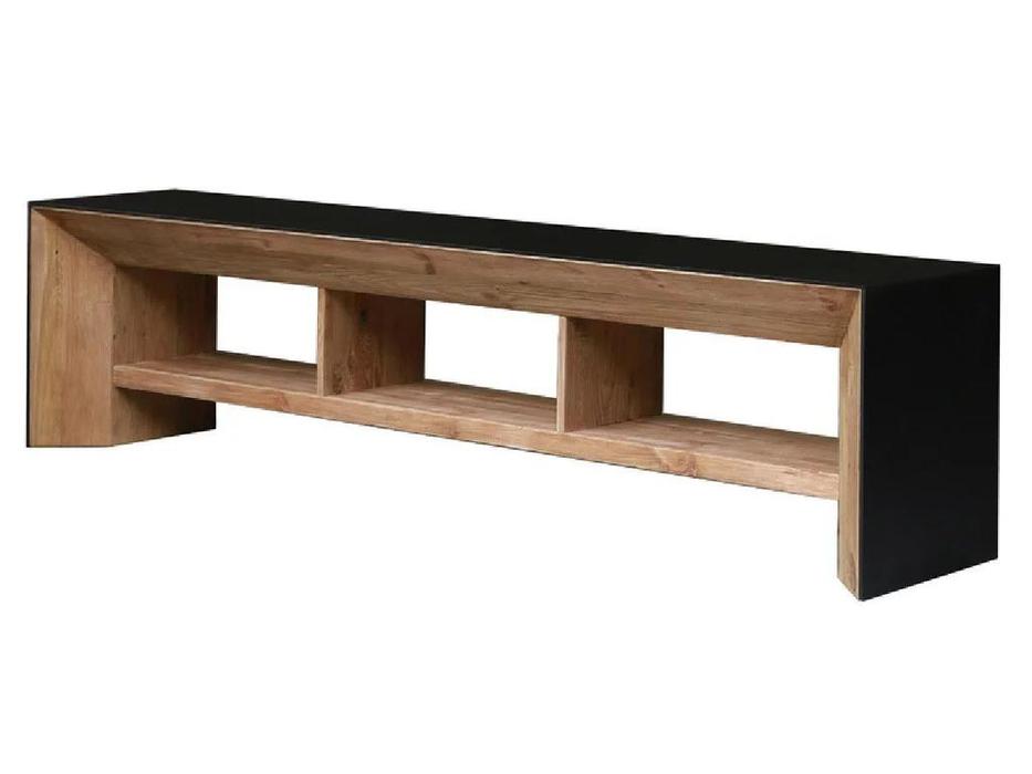 Mobilier de Maison: Wooden Vintage Loft: тумба под телевизор  (черный, дуб)