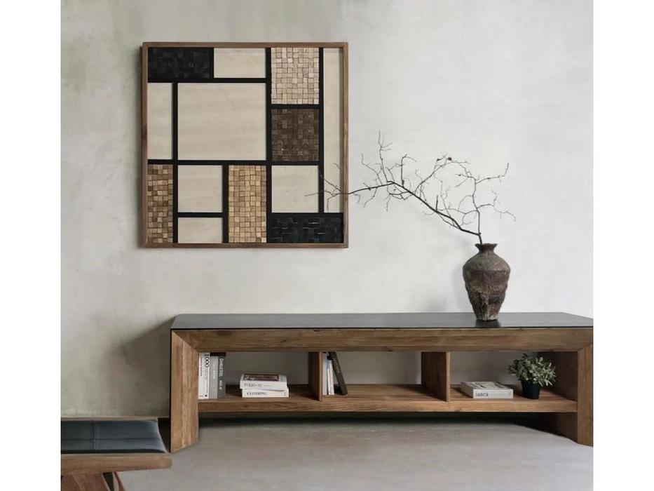 Mobilier de Maison: Wooden Vintage Loft: тумба под телевизор  (черный, дуб)
