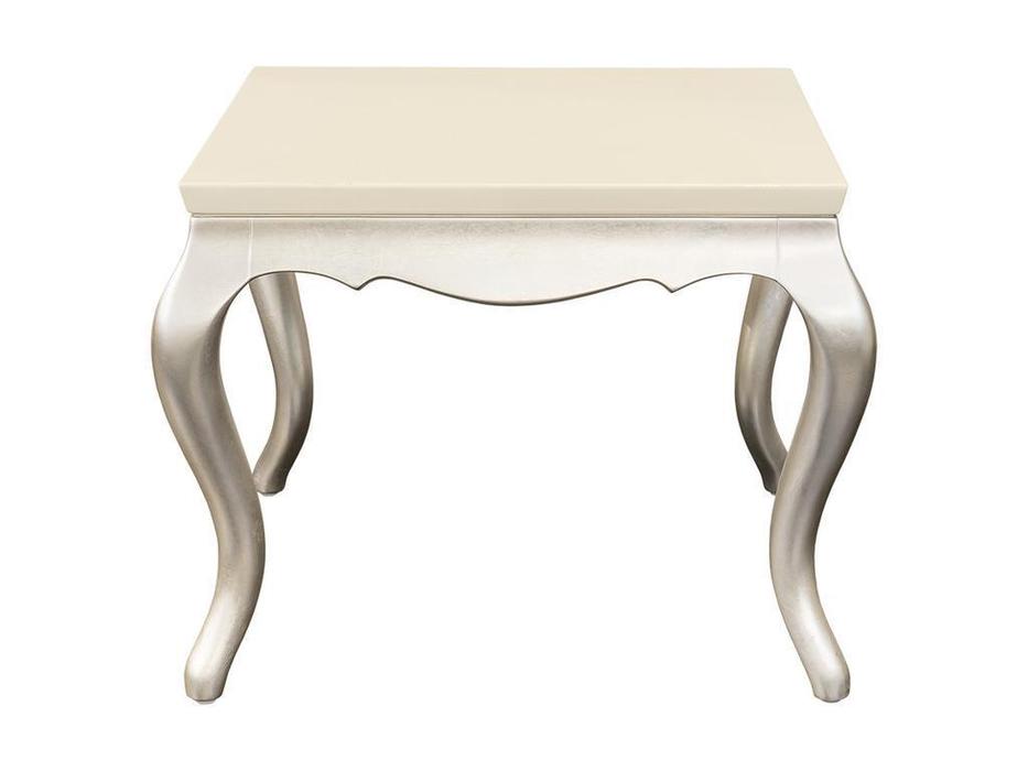 Fratelli Barri: Venezia: стол журнальный  (серебро, кремовый лак)