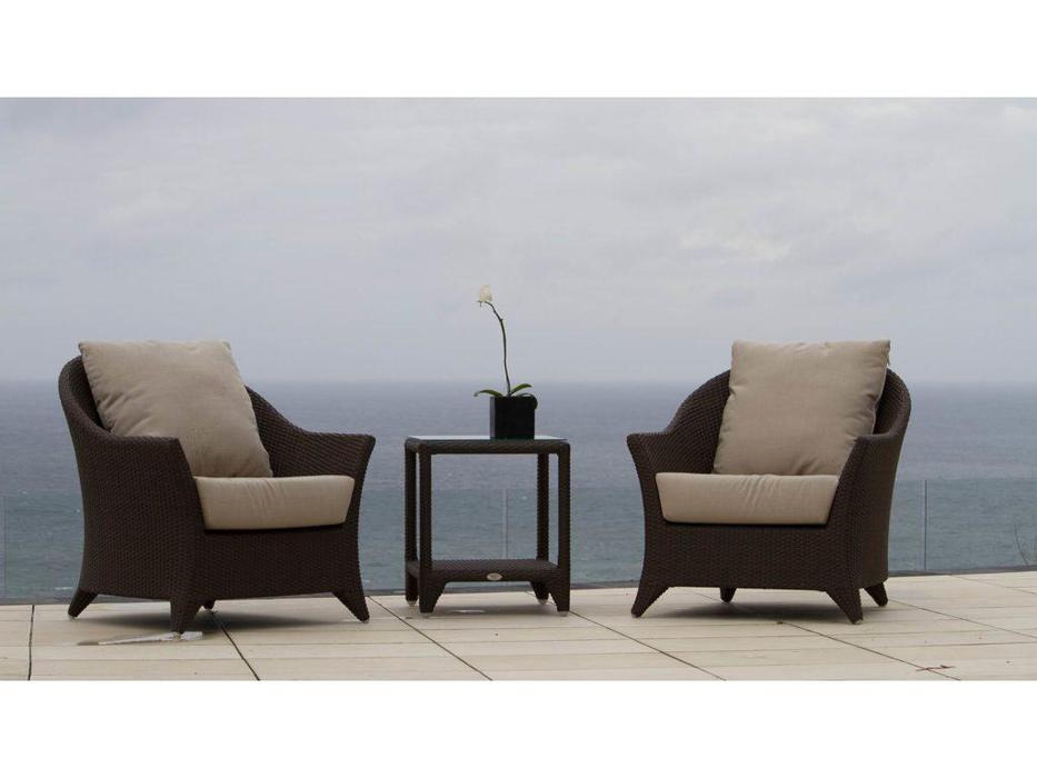 Skylinedesign: Malta: кресло с подушками  (MOCCA CANVASS VELUM 5498)
