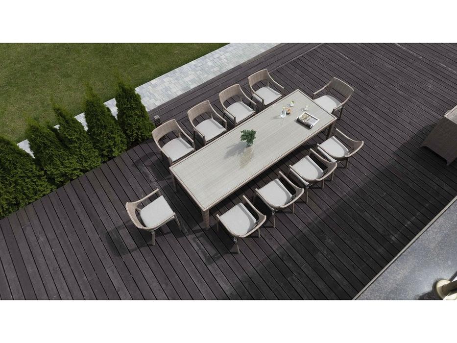 Skylinedesign: Plank: кресло садовое  с подушкой (бежевый)