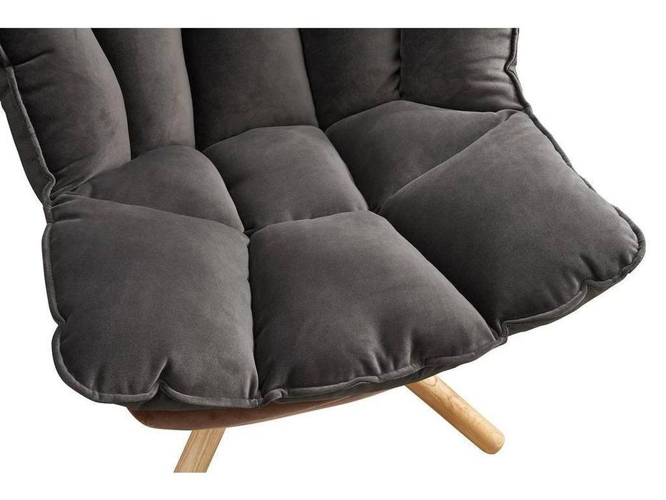 ESF: кресло  вращающееся (коричневый, серый)