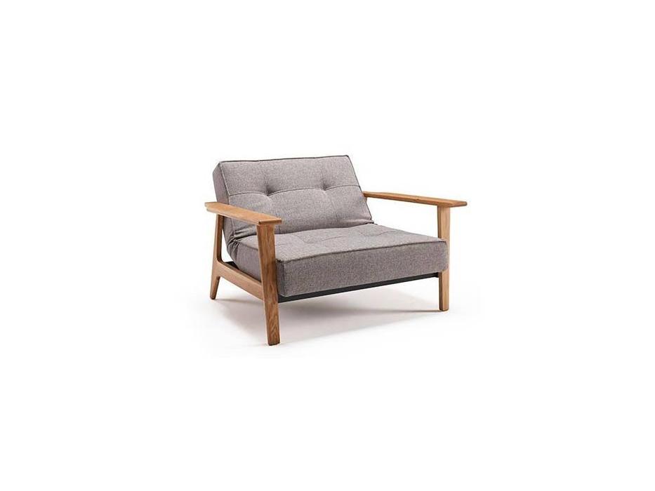 Innovation: Splitback: кресло с деревянными подлокотниками