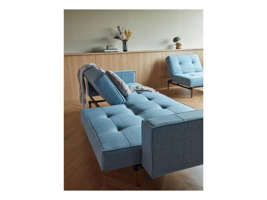 Innovation: Splitback: диван 3-х местный с подлокотниками тк.525 (голубой)