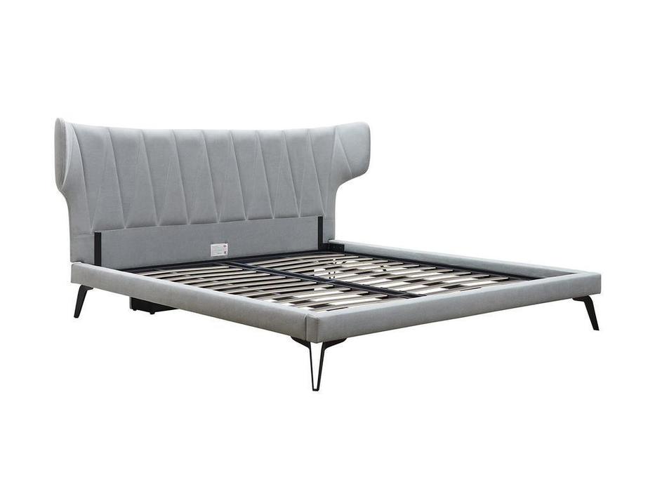 ESF: GC1801: кровать двуспальная  180х200 (серый)