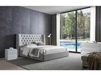 ESF: GC1726: кровать двуспальная  180х200 (серый)