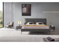 ESF: GC1727: кровать двуспальная  160х200 (графит)