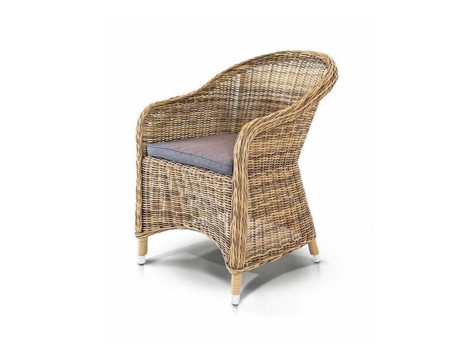 4SIS: Равенна: кресло садовое  с подушкой (соломенный)