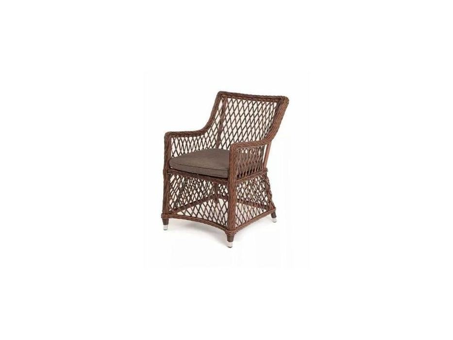 4SIS: Латте: кресло садовое  с подушкой (коричневый)
