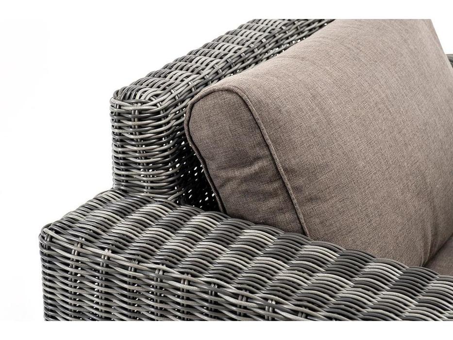 4SIS: Боно: кресло садовое  с подушками (графит)