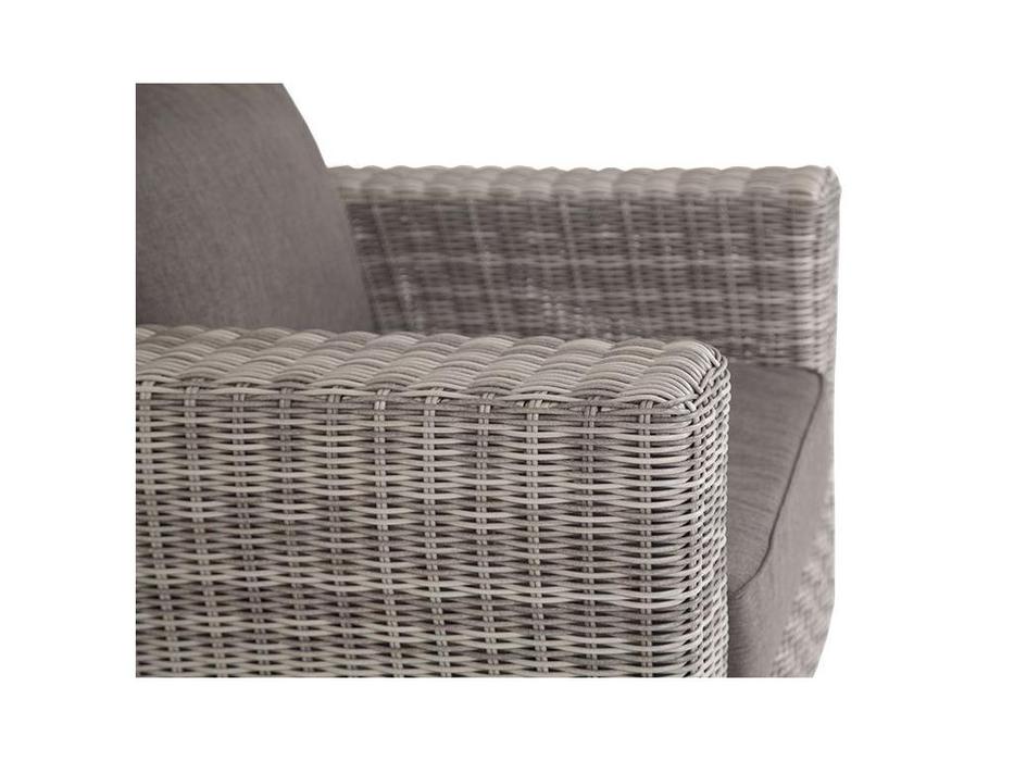 4SIS: Боно: кресло садовое  с подушками (серый)