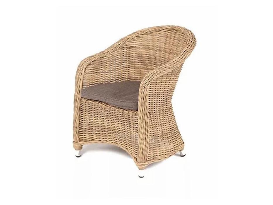 4SIS: Равенна: кресло садовое детское  с подушкой (соломенный)