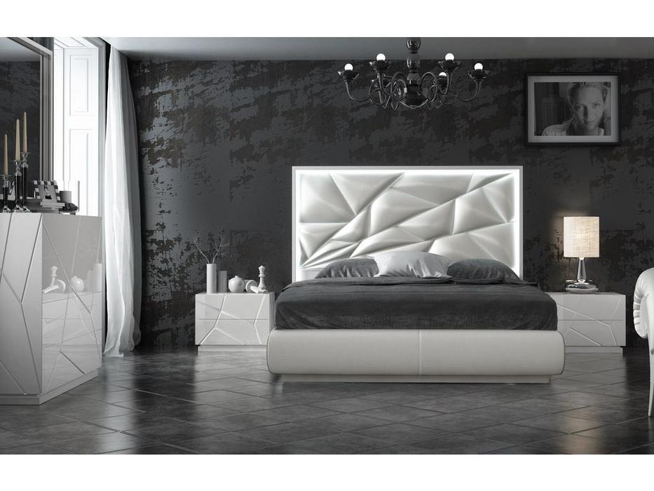 Franco Furniture: KIU 1243: кровать 180х200 (белый)