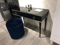 ЯМ: Римини Соло: стол туалетный  (черный, серебро)